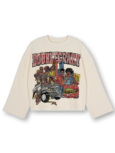 Vintage Rap Crew Studded L/S-697