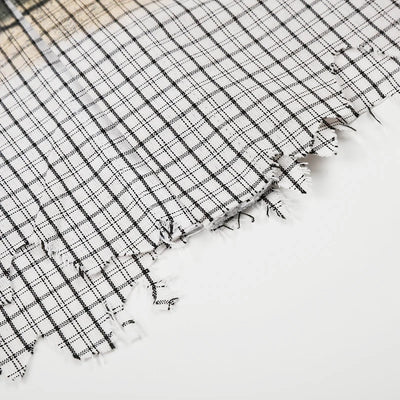 Distressed Gator Grid Shirt-668