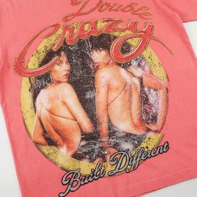T-shirt ample R&B délavé années 90-619