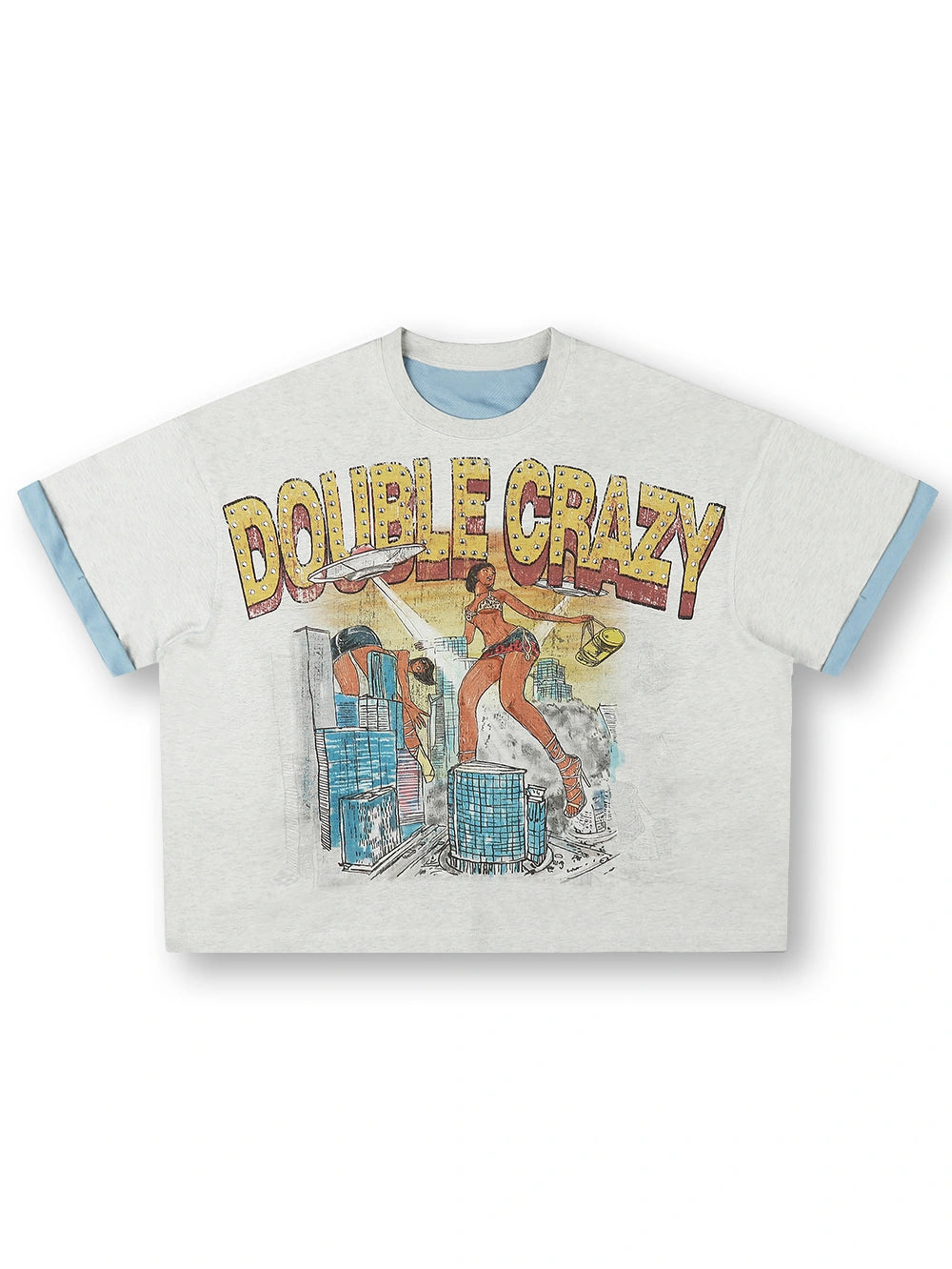T-shirt Science-fiction Bling Années 90 Dessiné à la main-534