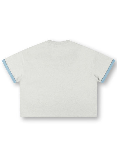 Camiseta de ciencia ficción dibujada a mano estilo Bling de los 90-534