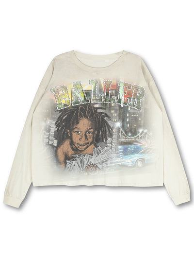 Washed Baller Cash Boxy L/S-728