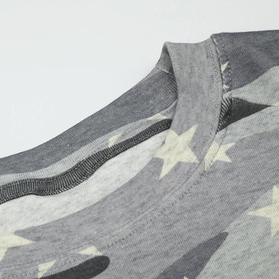 Camo Vampire Fangs L/S Top-725
