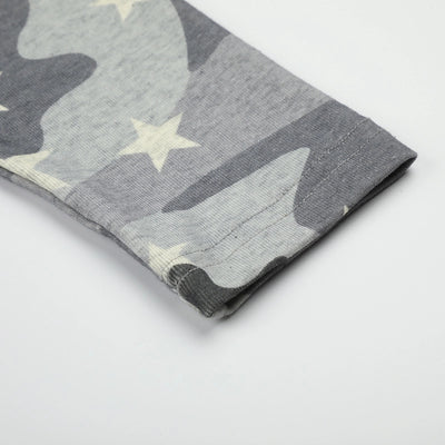 Camo Vampire Fangs L/S Top-725