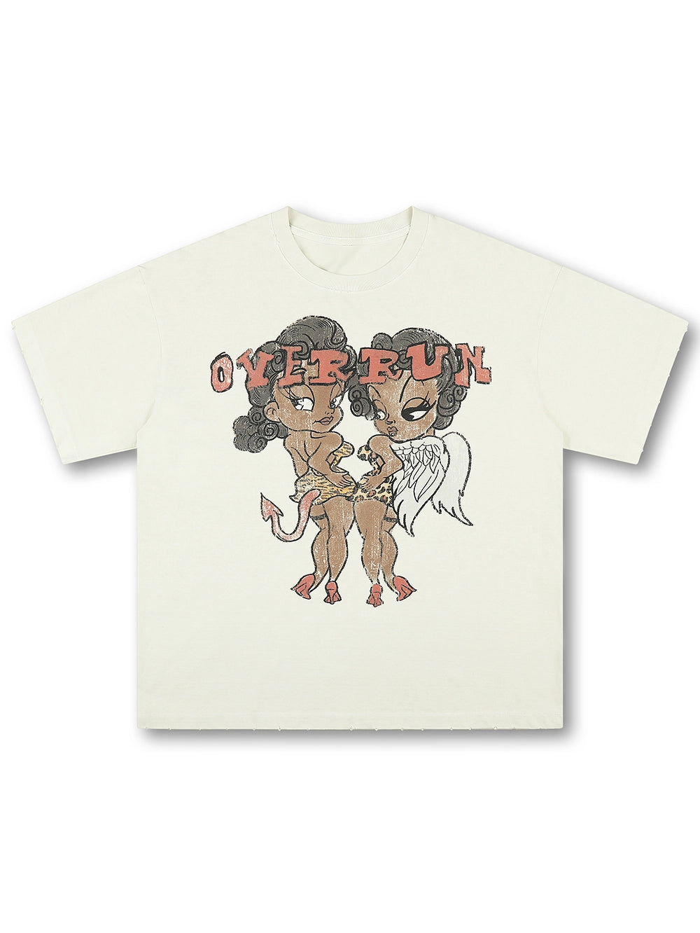 Washed Angel Devil Boxy Tee-740