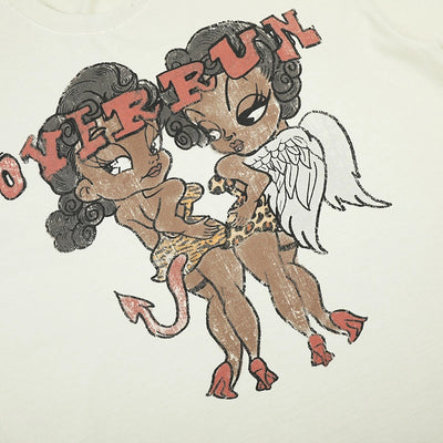 Washed Angel Devil Boxy Tee-740