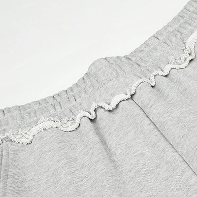 Shorts Vintage en tissu éponge effet éclaboussures - 621