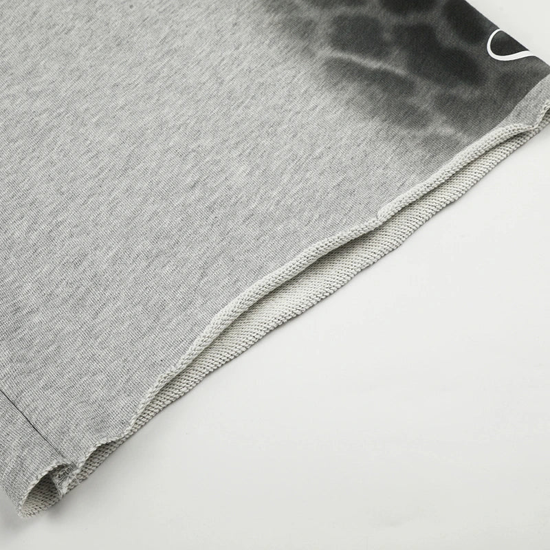 Short baggy léopard vieilli-623