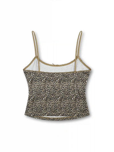 Vacation Leopard Lace Cami-636