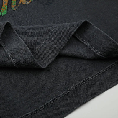 Faded Melancholy Quote Boxy L/S -737