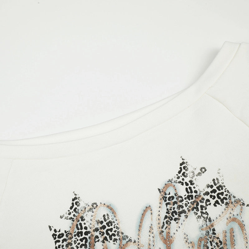 Leopard Star Off-the-shoulder-723