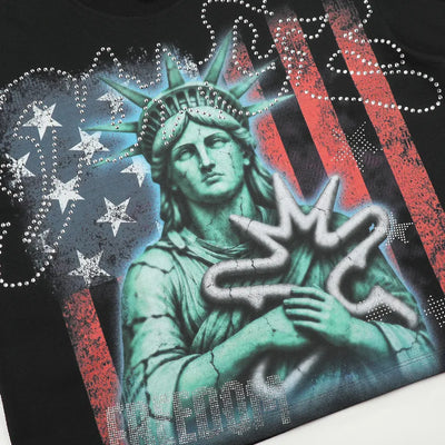 90s Grunge Liberty Bling Tee-684