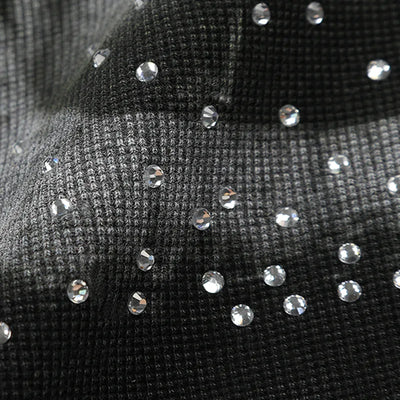 90s Grunge Bling Waffle Tee-566