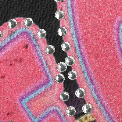 Bling Funny Hustle Boxy Tee-576