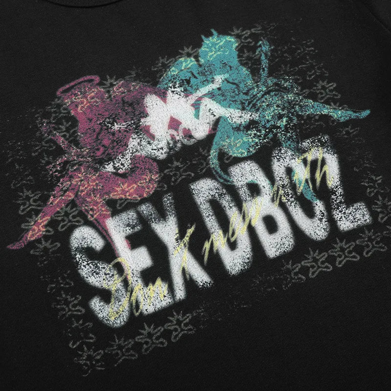 Parody Angel Devil Baby Tee-701