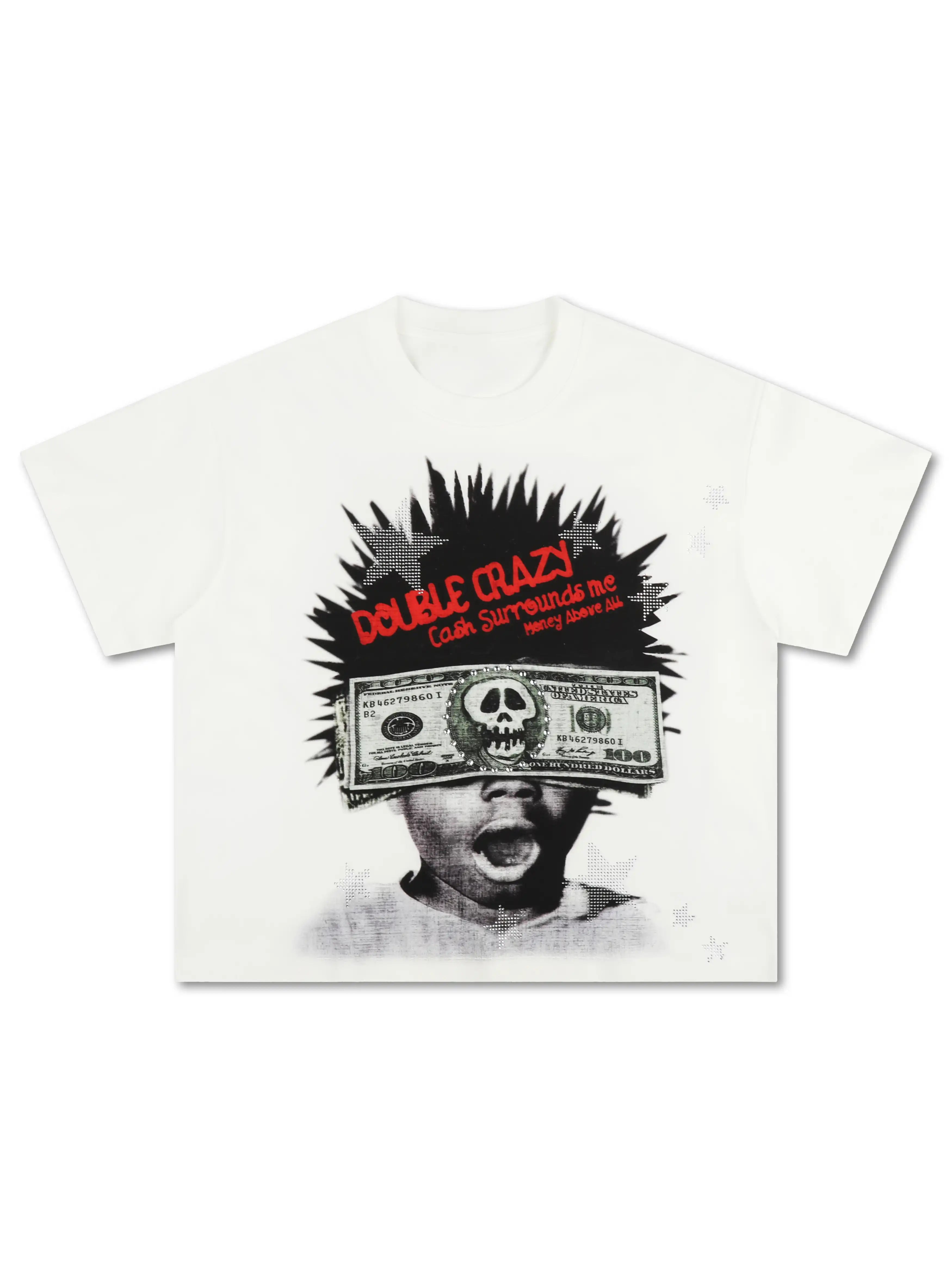 Bling Cash Afro Kid Boxy Tee-573