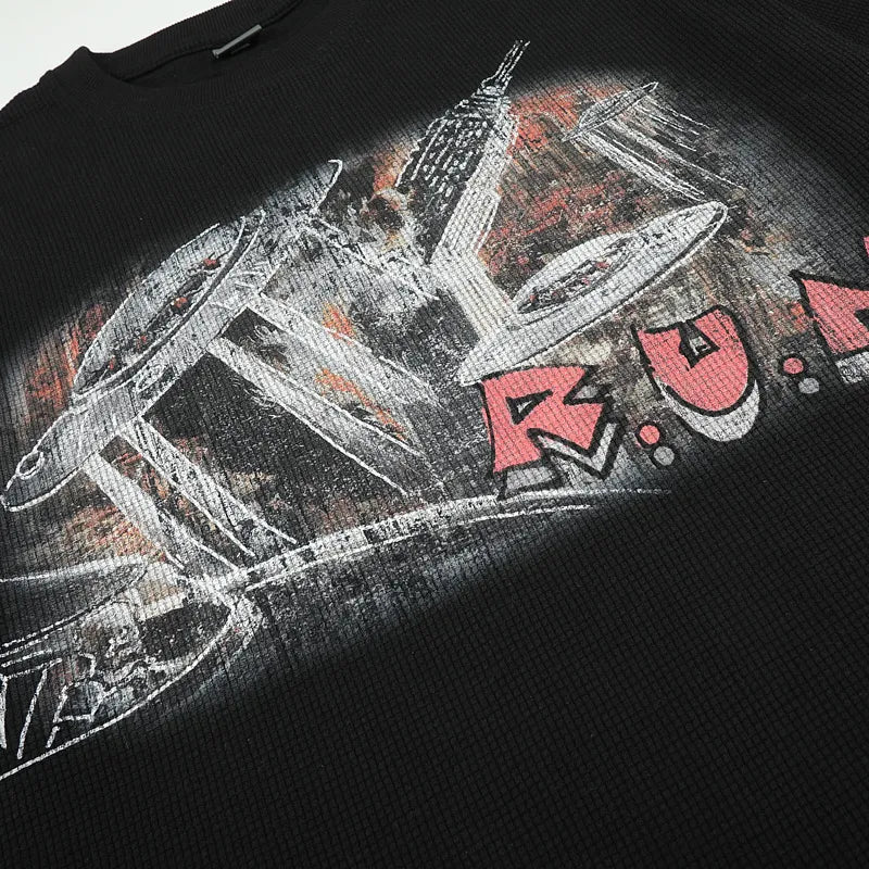 Bling Sci-Fi Distressed L/S-705
