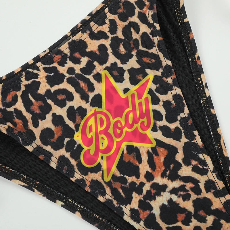 Ensemble Bikini Léopard Sex Star-652
