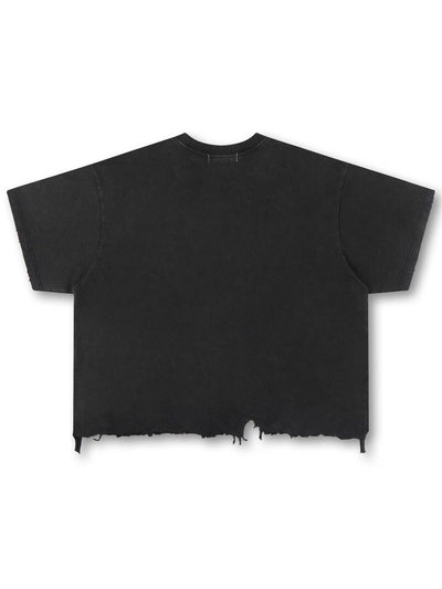 Rhinestone Logo Graphic T-shirt-421