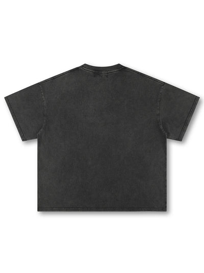 90s Grunge Bling Waffle Tee-566