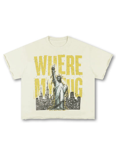 Liberty Slogan Vintage Tee-656