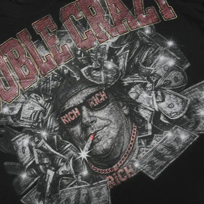 T-shirt graphique Bling Rich Jésus-560