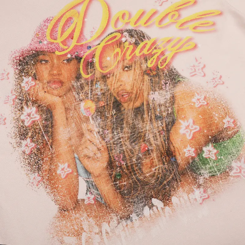 Vintage 90s Girls Two Tone Tee-614