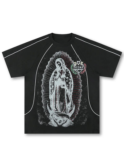Iced Out Guadalupe Baggy Jersey-615