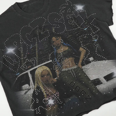 90s Aesthetic Street Girl Tee-666