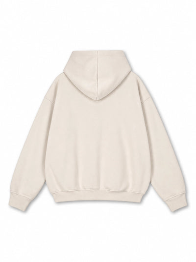 Faded Leopard Text Zip Hoodie-752