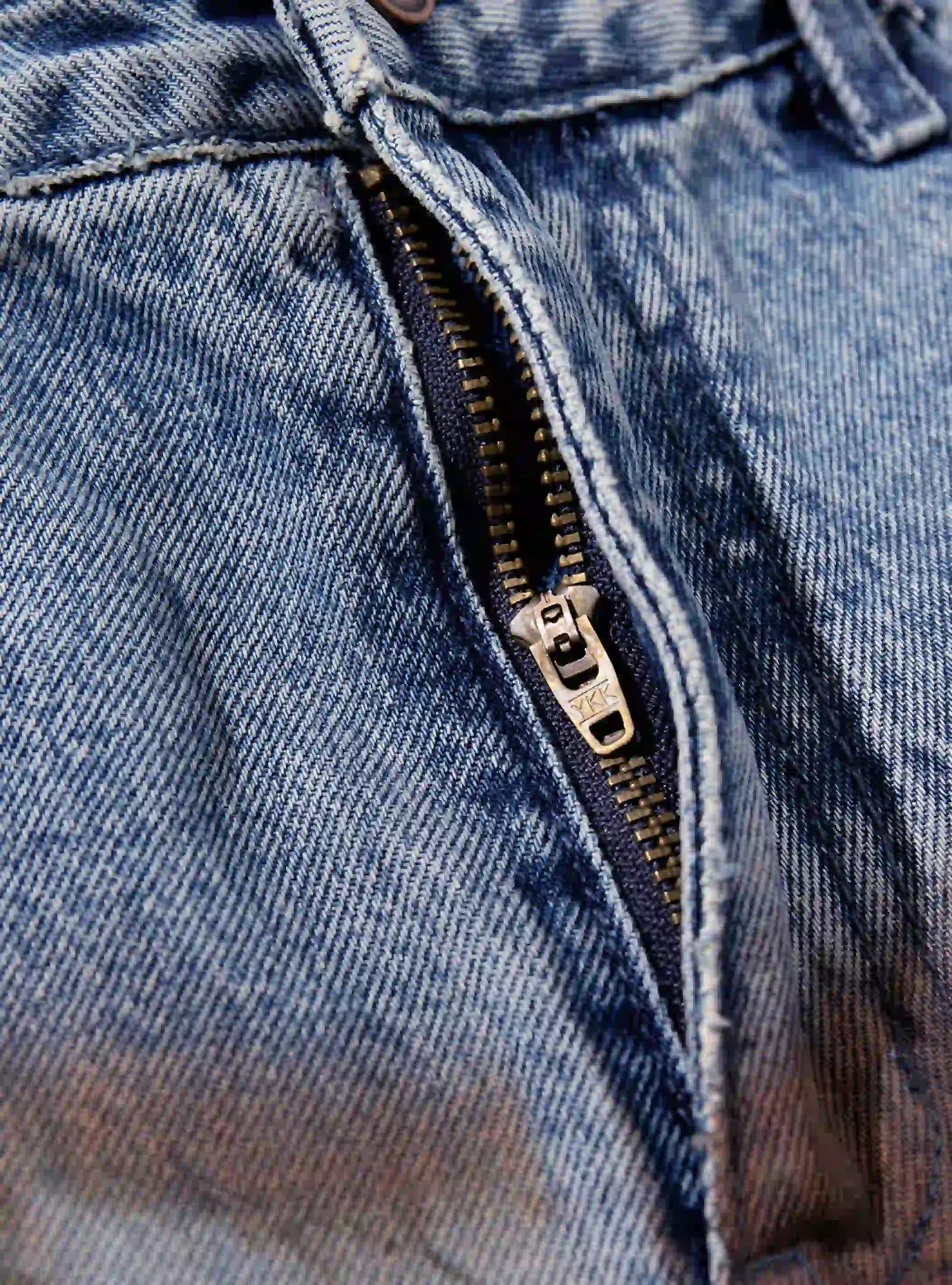 Cow-Print Western Denim Jeans-S1195