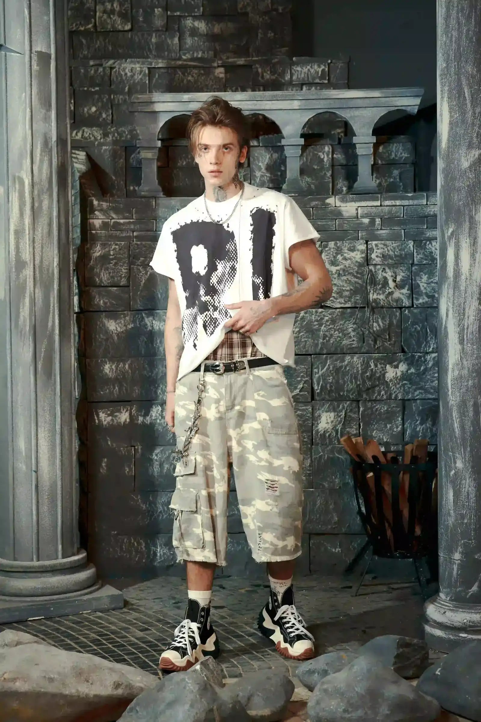 Summer Graphic Unisex Streetwear Oversized T-shirt-201