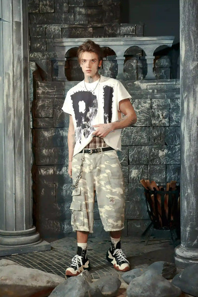 Summer Graphic Unisex Streetwear Oversized T-shirt-201