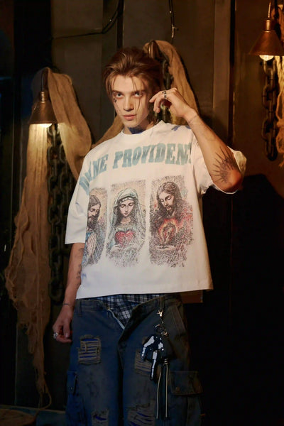 Camiseta gráfica religiosa Divina Providencia-208