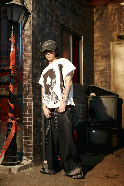 Summer Graphic Unisex Streetwear Oversized T-shirt-201