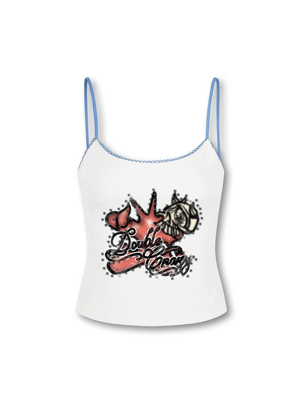 Rhinestone Skull Cami-700