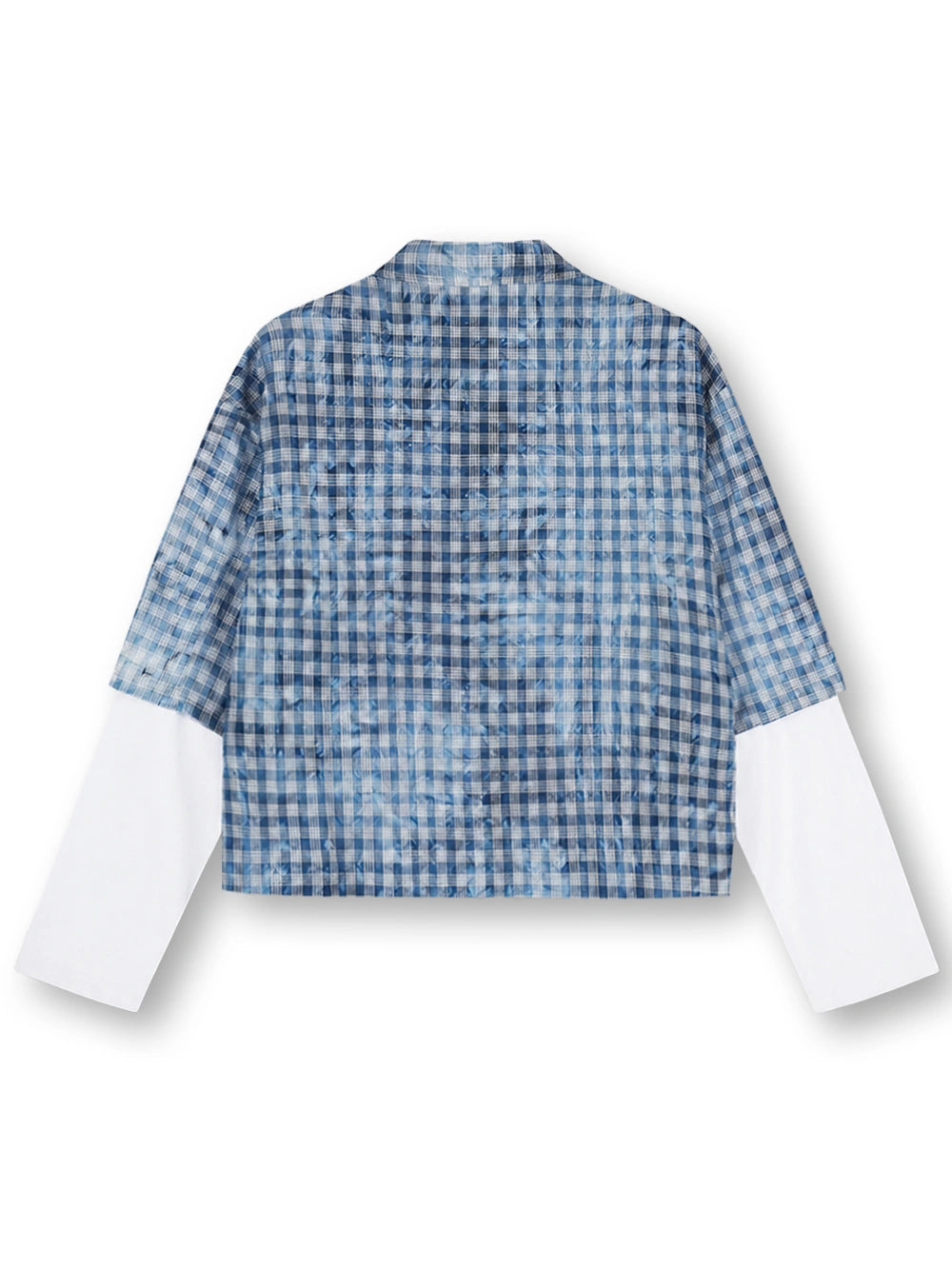 Studded Afro Plaid Shirt-703