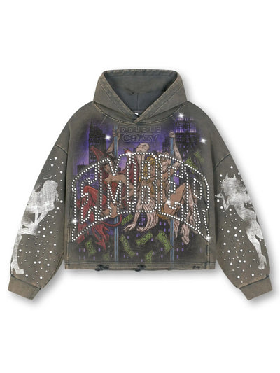 Bling Angel Devil Hoodie-704