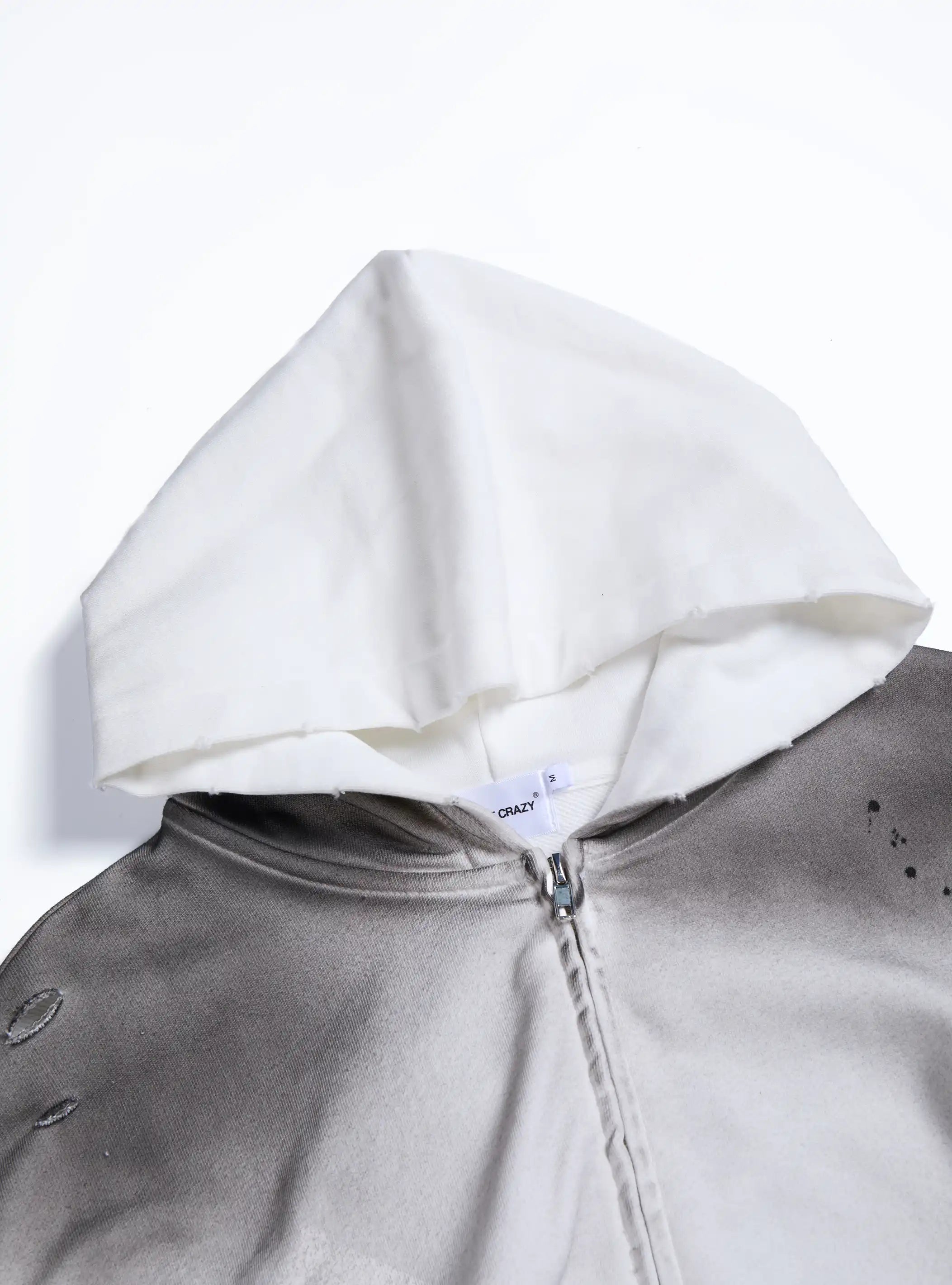 Faded Retro Car Zip Hoodie-706