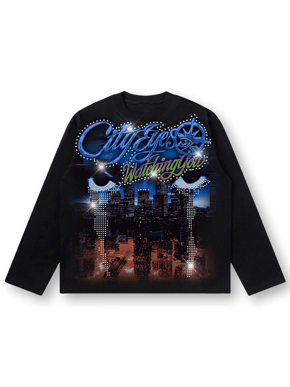 Bling Crying Skyline L/S-709