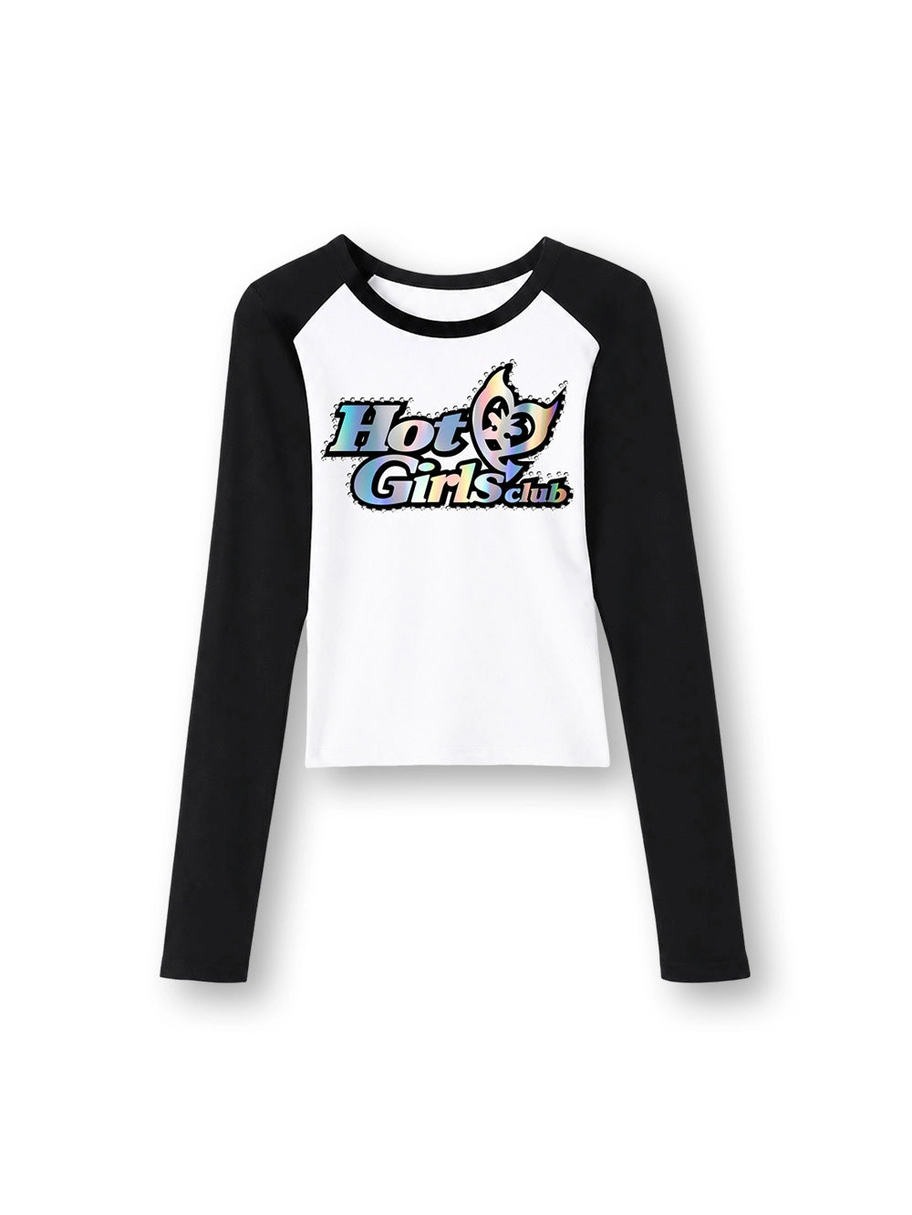 Contrast Hot Girls Raglan-710