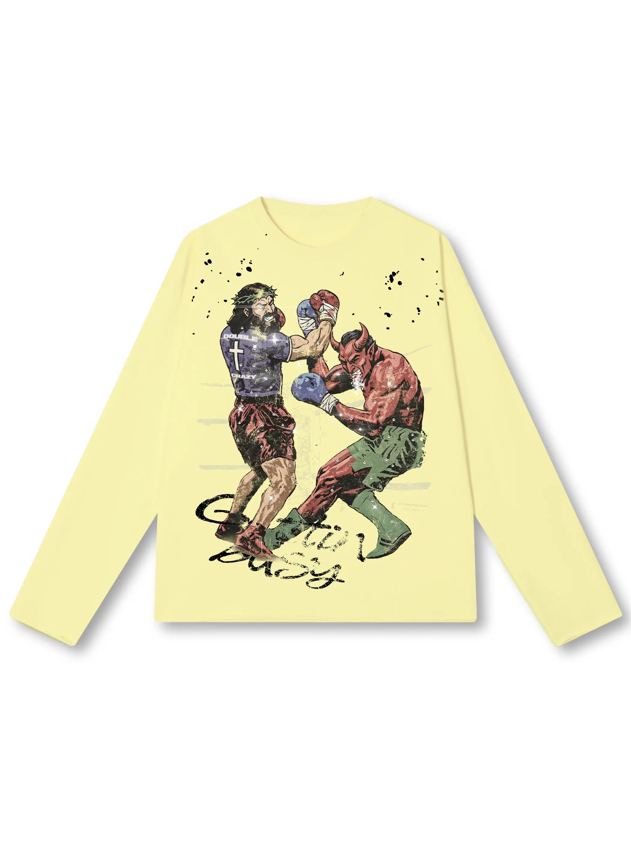 Vintage Painted Jesus L/S-712