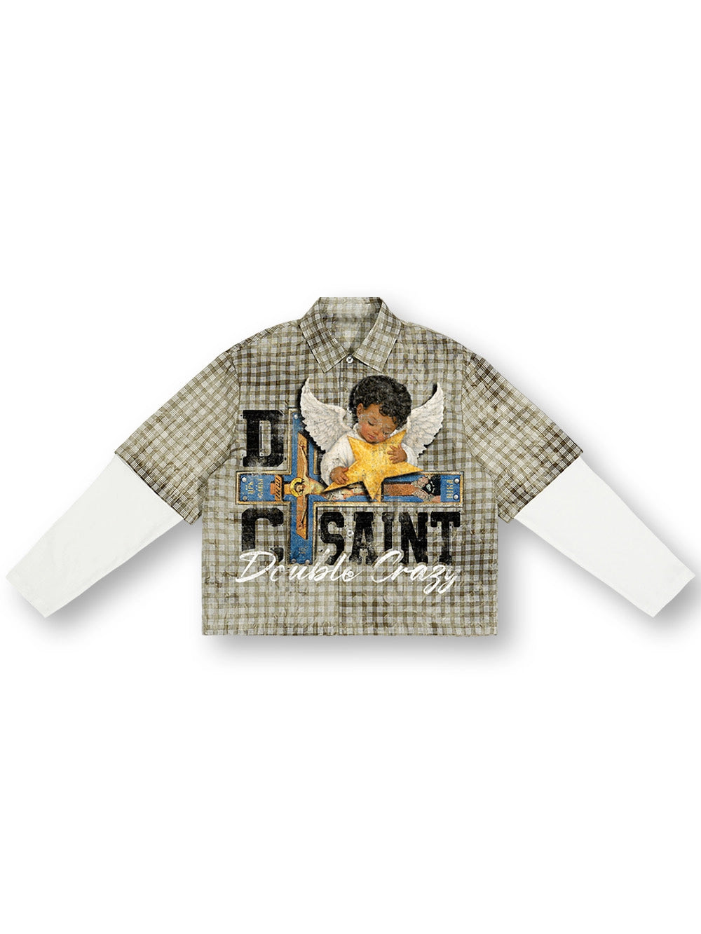 Layered Grunge Cherub L/S-714