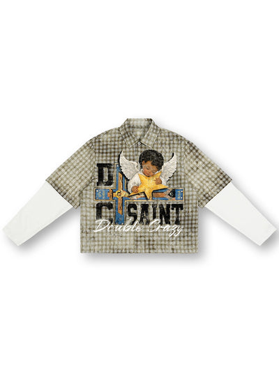Layered Grunge Cherub L/S-714