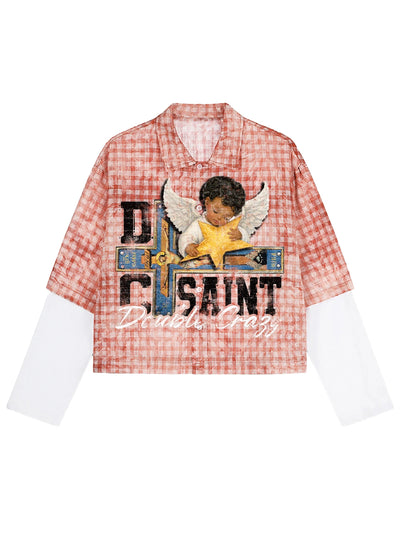 Layered Boxy Grunge Cherub L/S-714