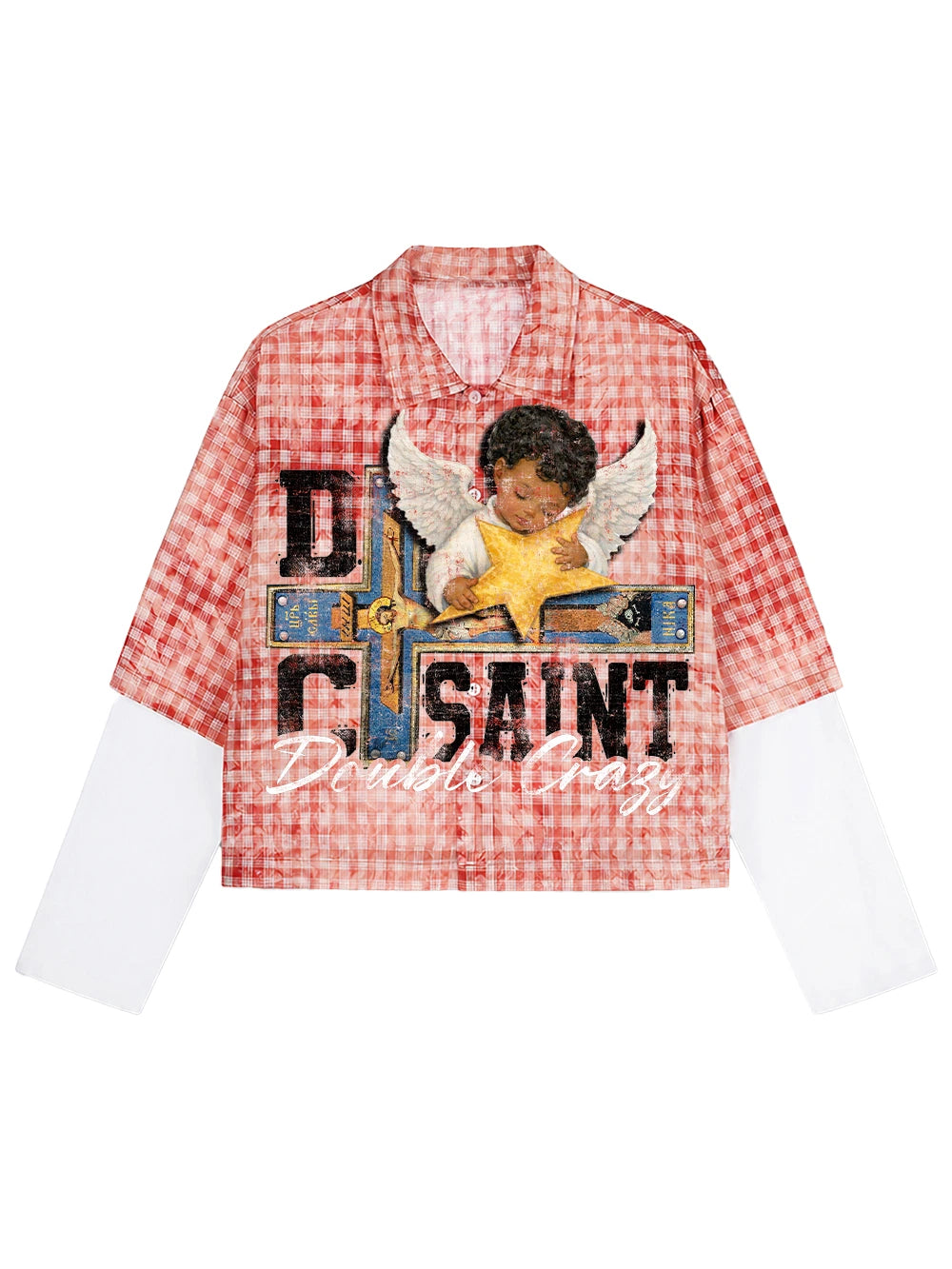 Layered Boxy Grunge Cherub L/S-714