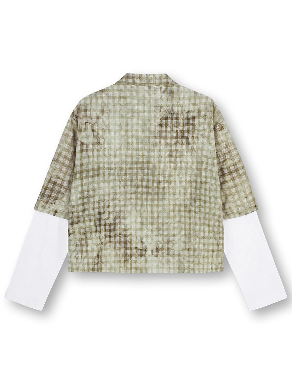 Studded Afro Plaid Shirt-703