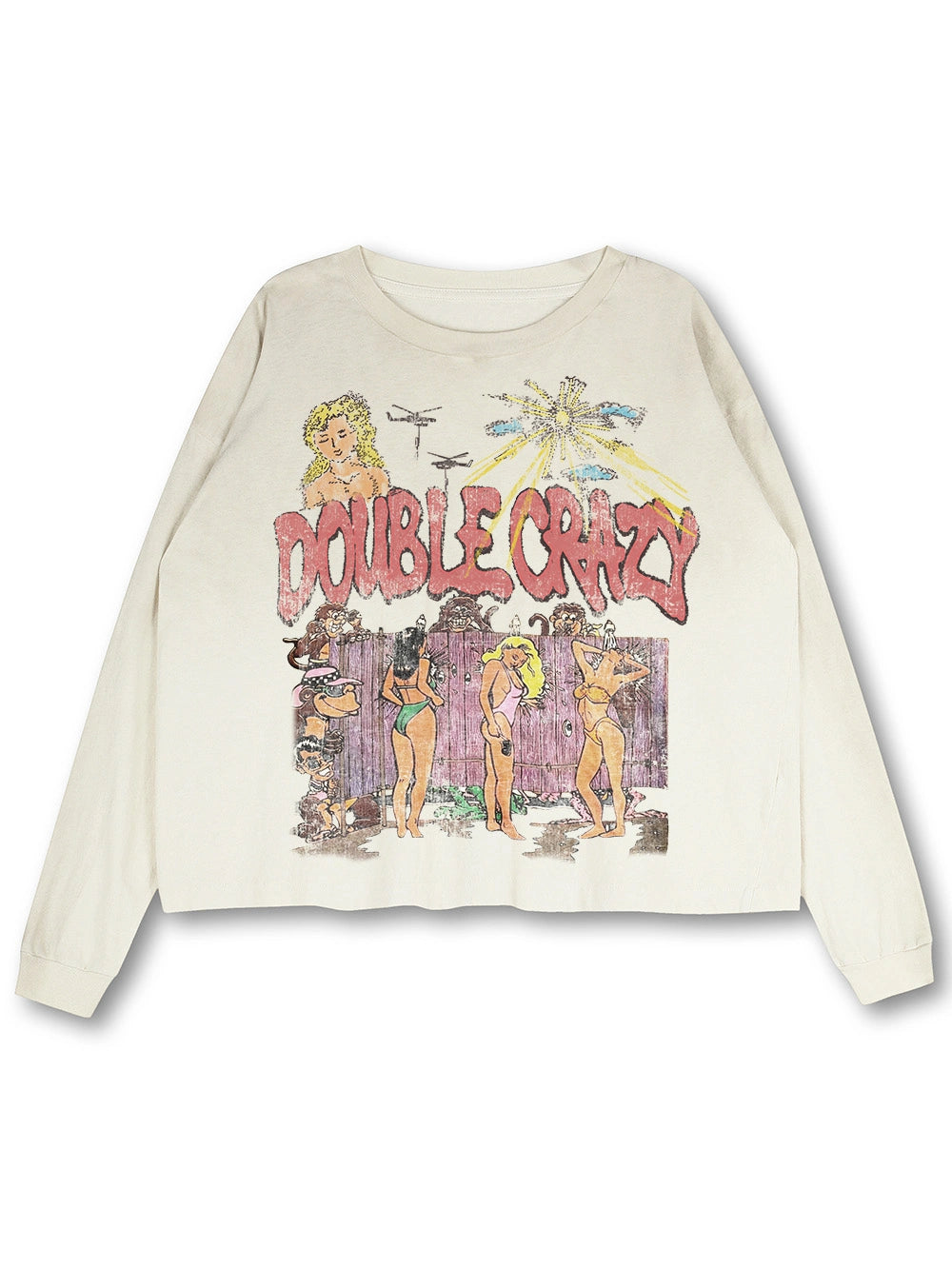 90s Bikini Comic Boxy L/S-715