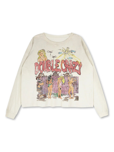 Camiseta de manga larga 90s Bikini Comic Boxy-715