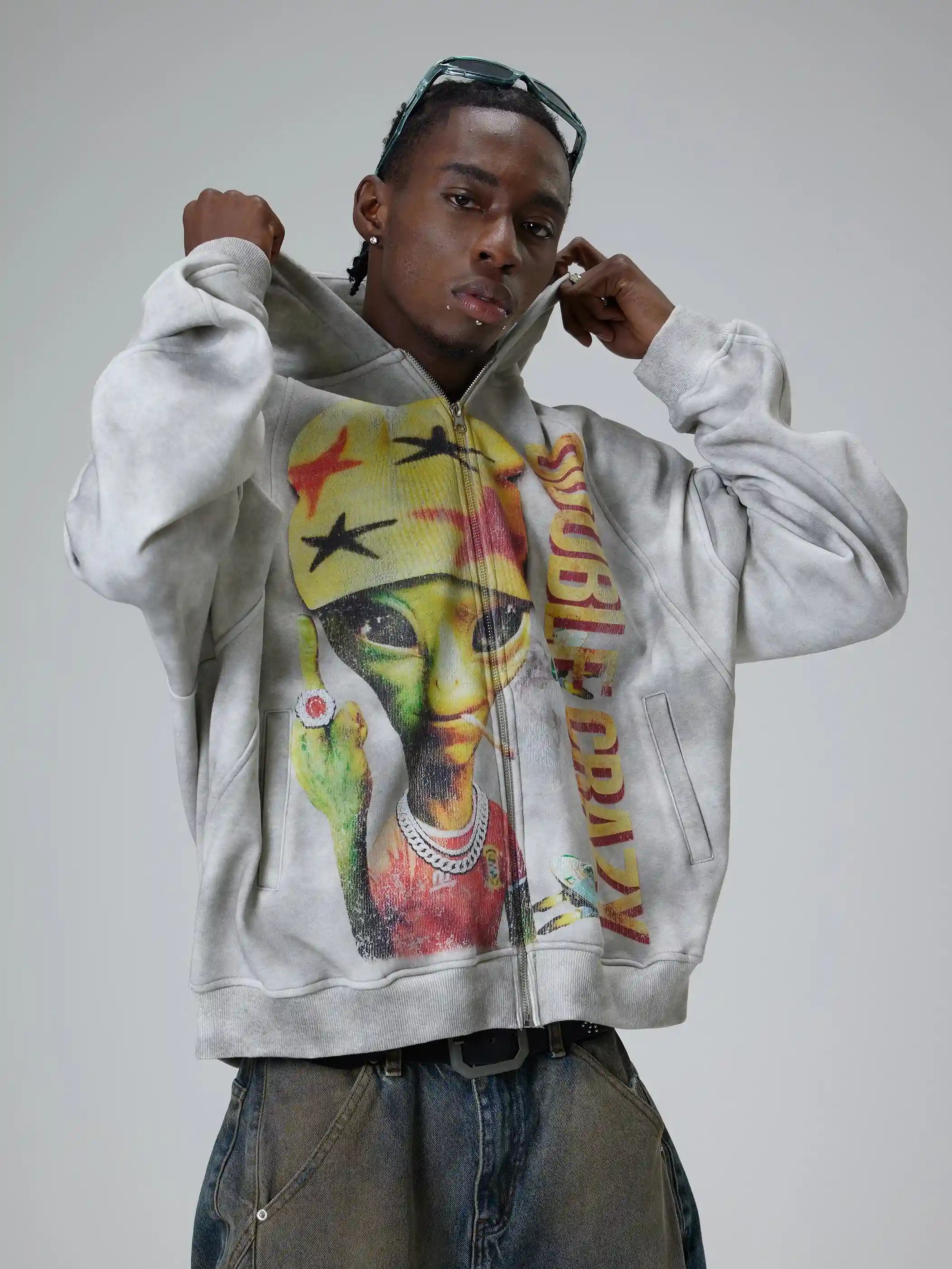 Space Rebel Alien Hoodie-340